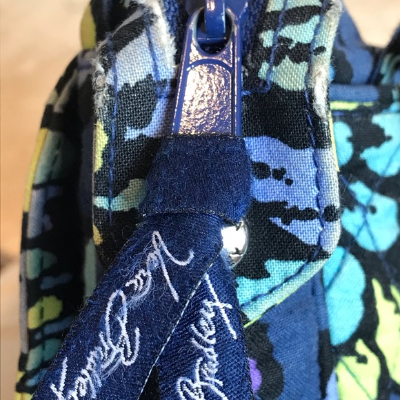 Vera Bradley shoulder bag, multi color floral, 12”x10”x2” adjustable strap. - Picture 8 of 13